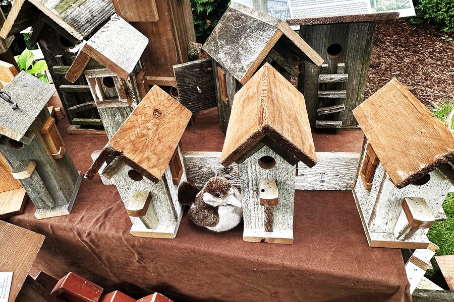 Detailed birdhouse